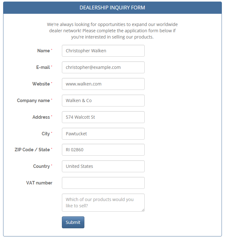 10 Great Custom Contact Form Examples for Magento | Plugin Company | e ...