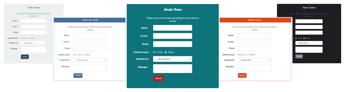 custom contact forms for magento