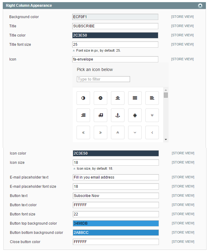 custom newsletter pop-up design