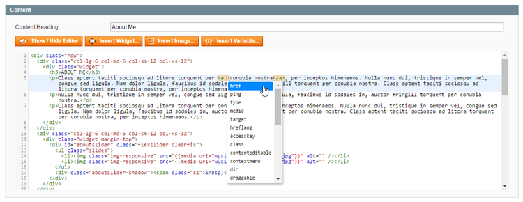 magento code completion