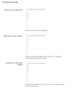 Custom Javascript | Plugin Company | Knowledge Base