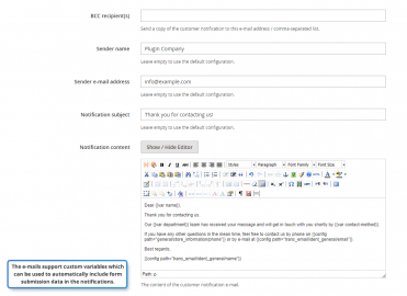 Customer e-mail notification (2)