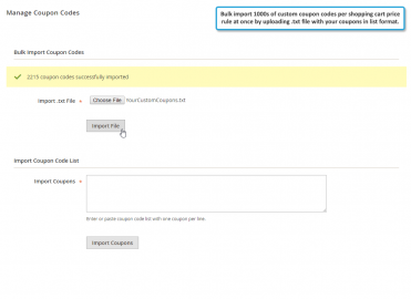 Magento 2 Coupon Import Extension | Magento Extension | Plugin Company