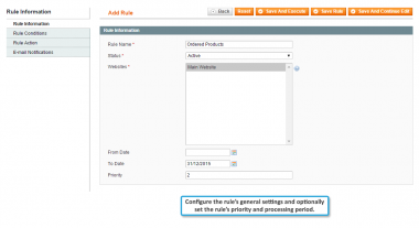 Create new group switching rule