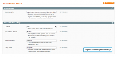 Magento Slack Integration