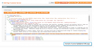Magento Syntax Highlighter