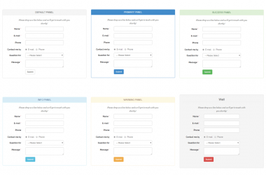 Form wrappers (Bootstrap Default)