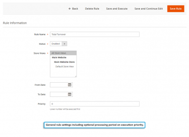 Create new group switching rule