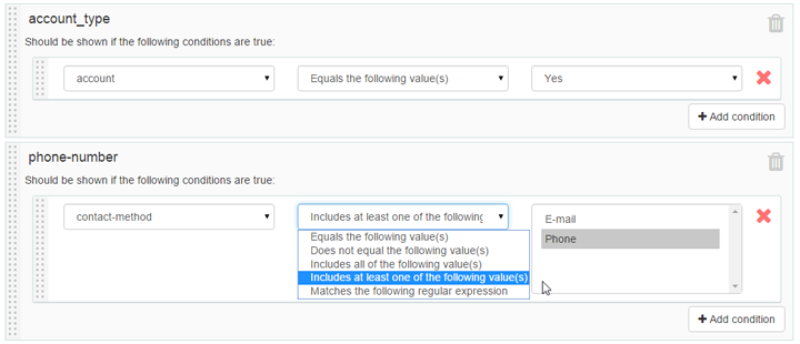 conditional form fields magento2