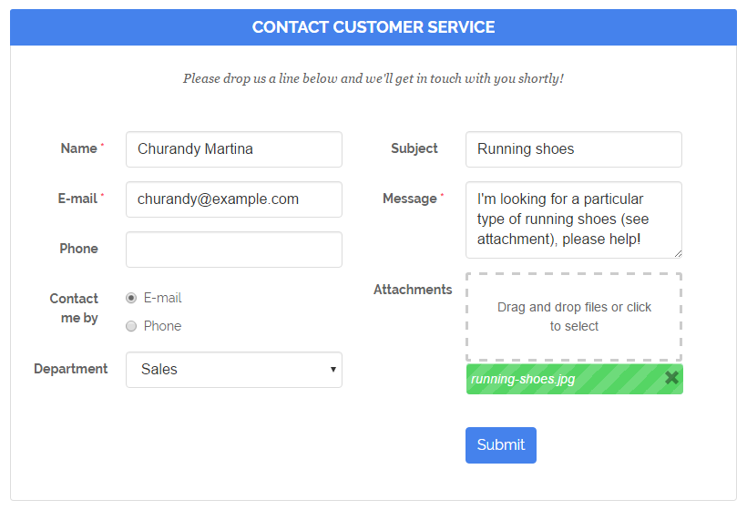 multi-column form magento
