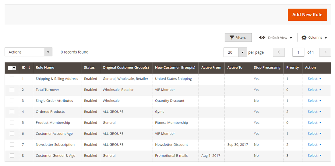 magento 2 automatic customer group switching extension