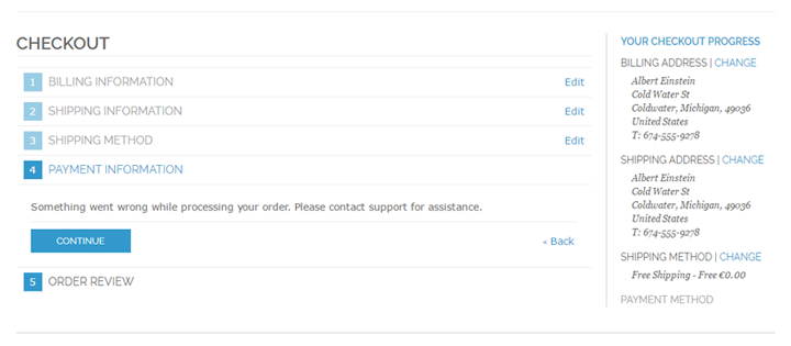 block payment processing