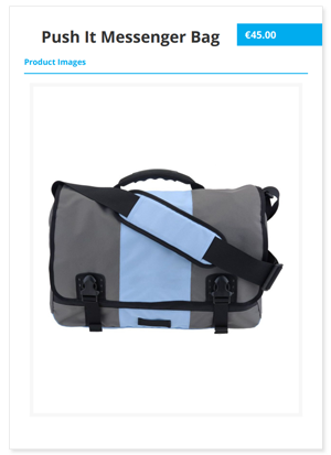 simple product page pdf