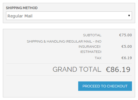 magento regular mail shipping extension