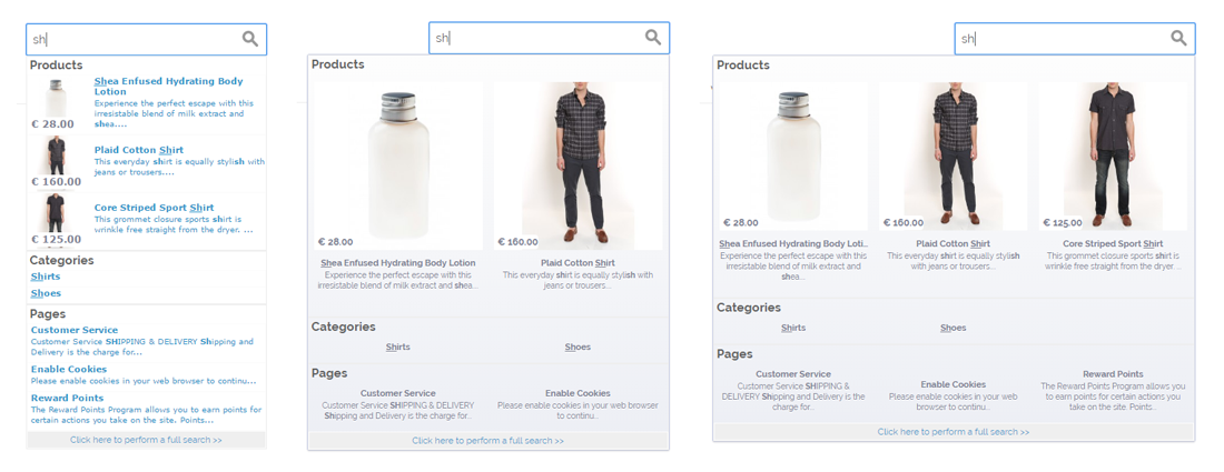 magento search autocomplete designs