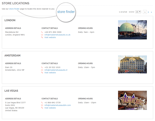 magento store locations list