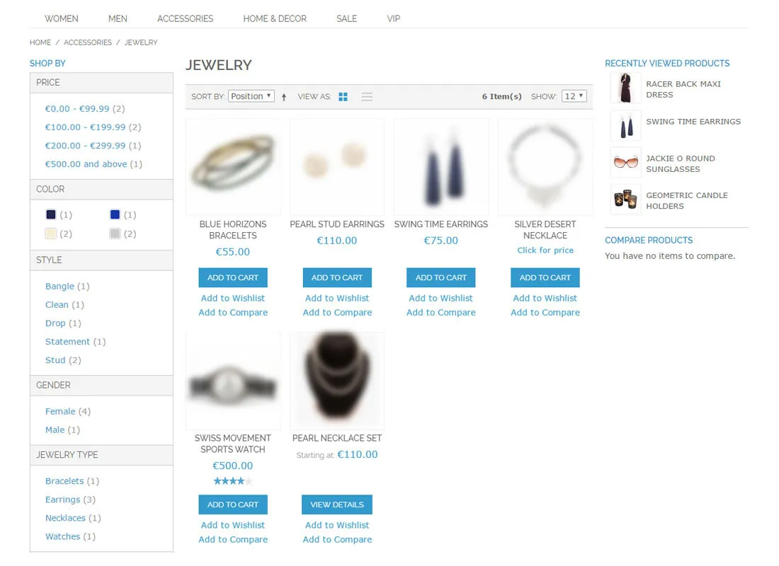Lazy category page loading (blurred, 3 of 3)